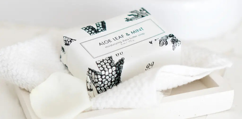 Formulary 55 Shea Butter Soap Aloe Leaf & Mint 6oz Bar - Reverse Generation