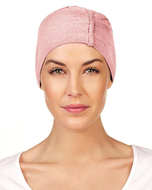 Christine Headwear Chandra Night Cap, Rose Melange - Reverse Generation